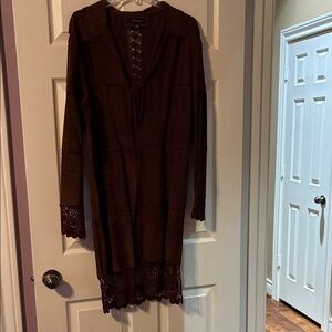 Chic Brown Leather Jacket